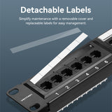 VENTION 24-port Cat 6 Unshielded Patch Panel