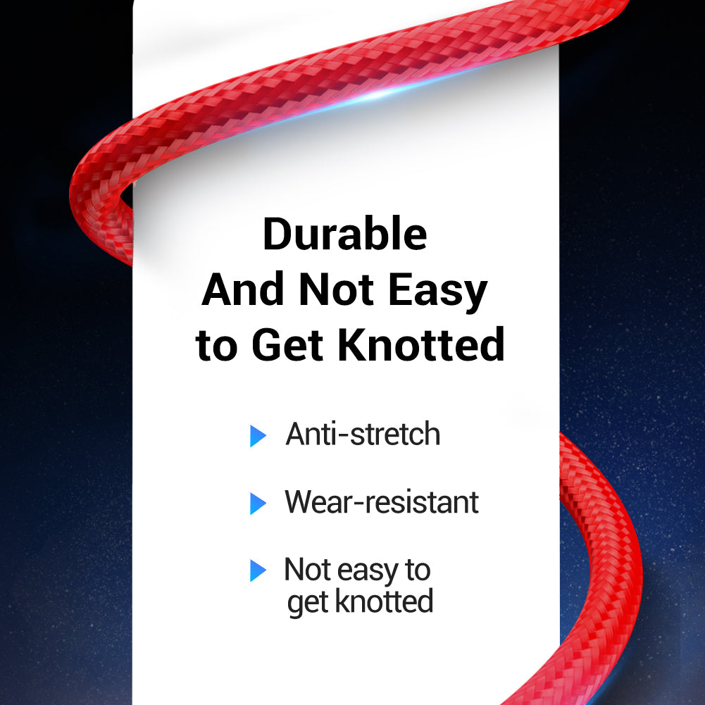 VENTION USB 2.0 to Micro USB Cable 1M Red Aluminum Alloy Type