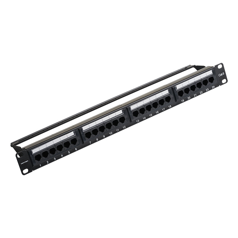VENTION 24-port Cat 6 Unshielded Patch Panel