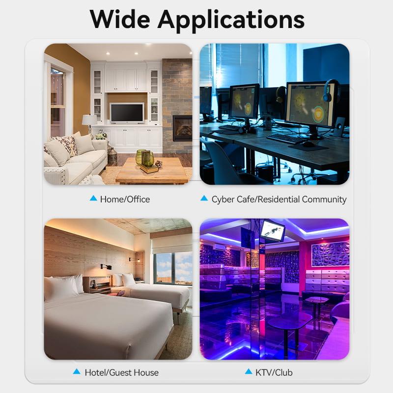 VENTION 2-Port Keystone Jack Wall Plate