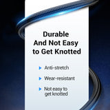 VENTION USB 2.0 to Micro USB Cable Grey Aluminum Alloy Type