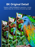 VENTION 8K HDMI cable displaying vibrant colors and details at 7680x4320 resolution