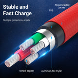 VENTION USB 2.0 to Micro USB Cable 1M Red Aluminum Alloy Type