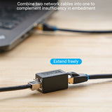 VENTION Cat.6 FTP Keystone Jack Coupler Black