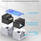 VENTION Cat.6 FTP Keystone Jack Coupler Black