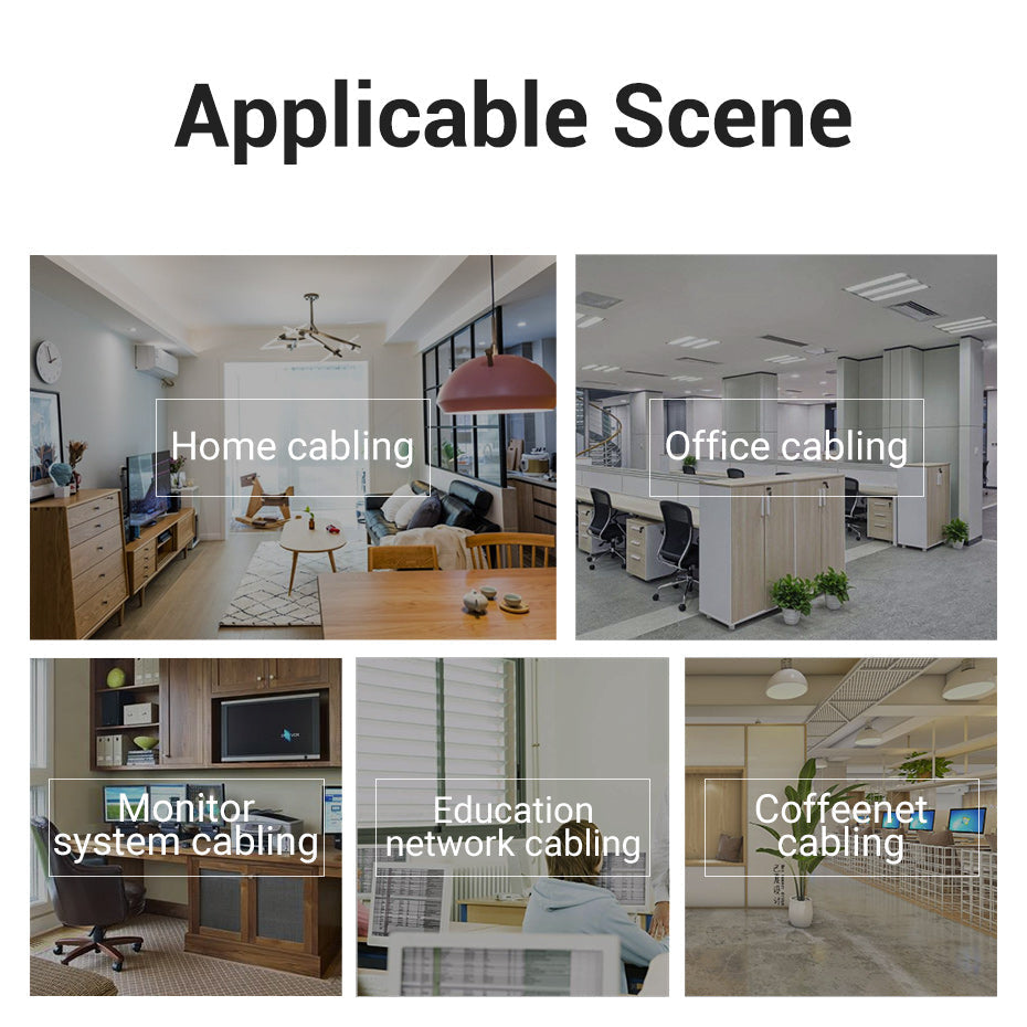 VENTION Cat.6 FTP Keystone Jack Coupler Black