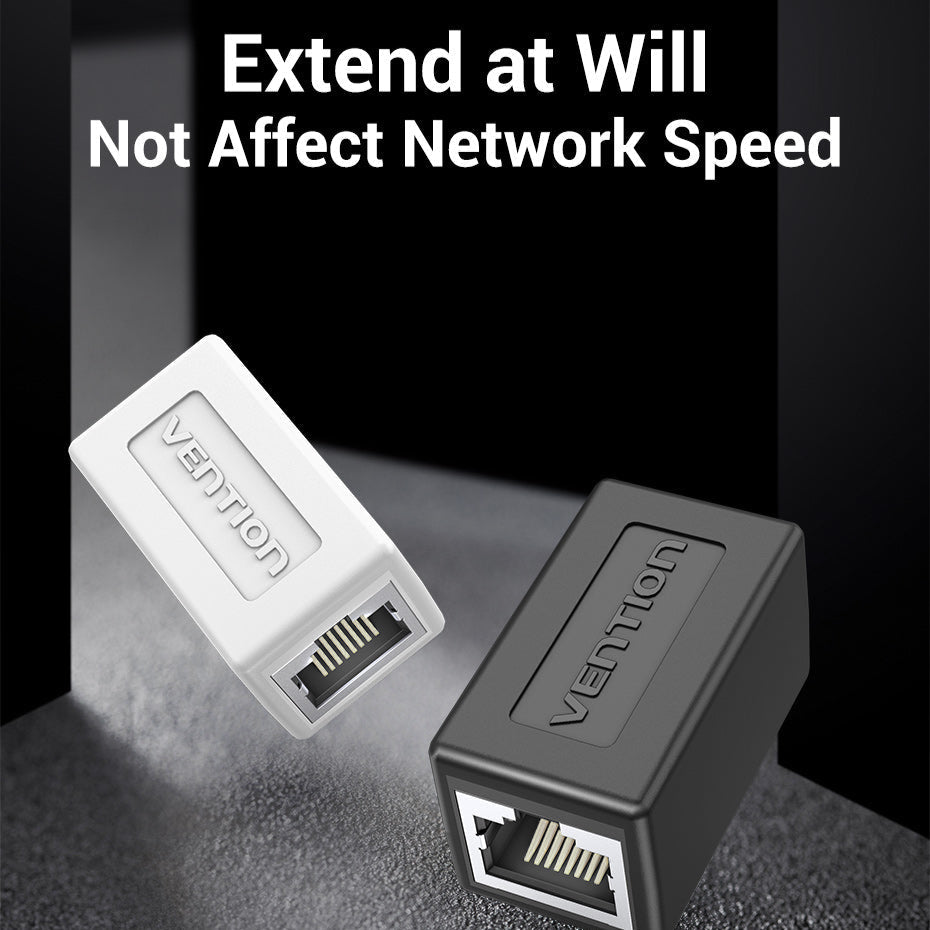 VENTION Cat.6 FTP Keystone Jack Coupler Black