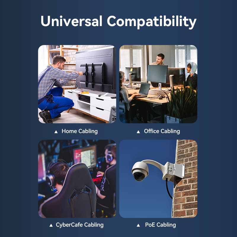 Cat 6 UTP Outdoor Ethernet Patch Cable 305M Black