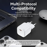VENTION 1-port USB-C GaN Charger(30W) UK-Plug Black