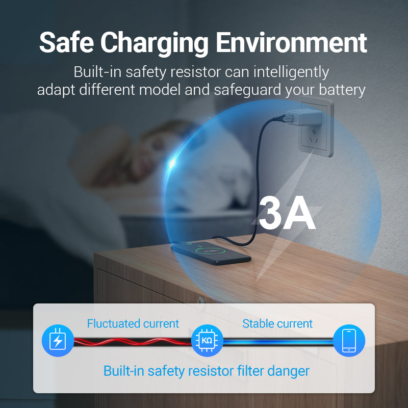 VENTION USB 2.0 A Male to 2-in-1 Micro-B&USB-C Male Magnetic Cable Grey Aluminum Alloy Type