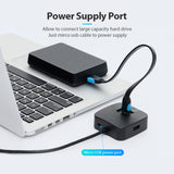 VENTION 4 Ports USB3.0 HUB 0.15M Black