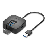 VENTION 4 Ports USB3.0 HUB 0.15M Black