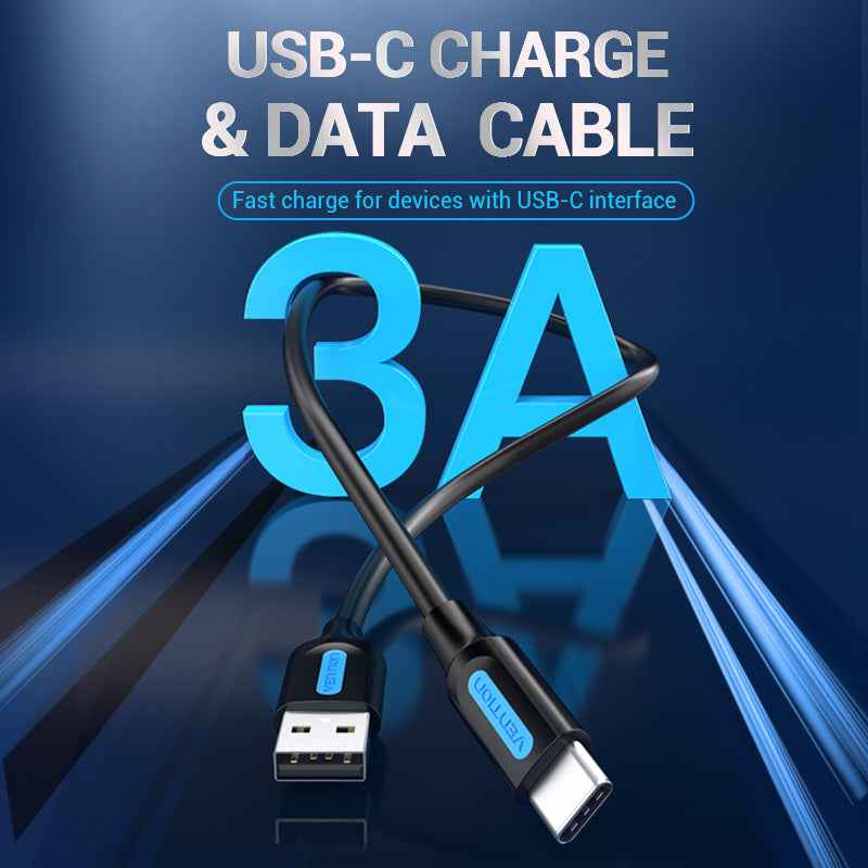 VENTION USB 2.0 A Male to C Male 3A Cable
