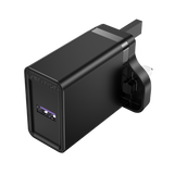 VENTION 1-port USB Wall Charger(22.5W) UK-Plug Black