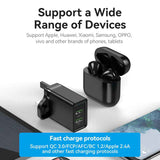VENTION Two-Port USB(A+A) Wall Charger (18W/18W) UK-Plug Black