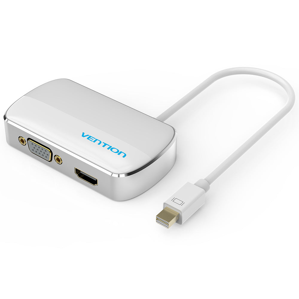 VENTION MINI DP to HDMI/VGA Converter 0.15M White