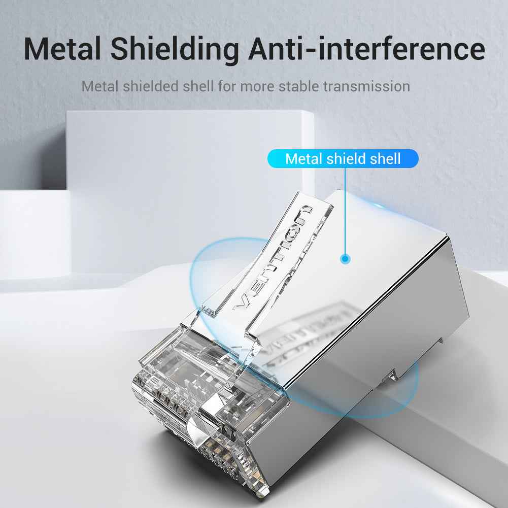 VENTION Cat.5E FTP RJ45 Modular Plug Transparent