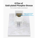 VENTION 1 Port keystone Jack Wall Plate White 86 Type