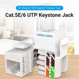 VENTION 1 Port keystone Jack Wall Plate White 86 Type