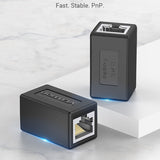 VENTION Cat.6 FTP Keystone Jack Coupler Black