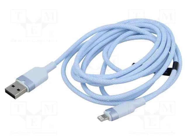VENTION USB 2.0 2.4A Cable Type-A Male to Lightning Male Aluminum Alloy