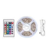 VENTION RGB FPC LED Strip Lights with IR Remote and USB 5V Power Supply 5M White Reel