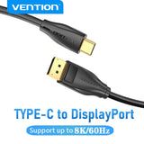 VENTION USB-C to DP Cable