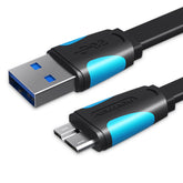 VENTION USB 3.0 Micro B cable with durable connectors for fast data transfer and charging