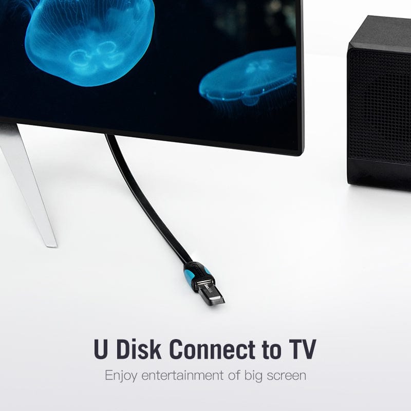 VENTION USB 3.0 extension cable UAE connecting U disk to TV for big screen entertainment