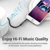 VENTION 3.5mm Male to 2.5mm Female Audio Adapter Black Metal Type