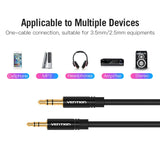 VENTION 3.5 to 2.5 Aux Cable Jack 3.5 mm to Jack 2.5 mm Audio Cable Jack 3.5 for Headphone Aux Speaker Connector Cord 2.5 to 3.5