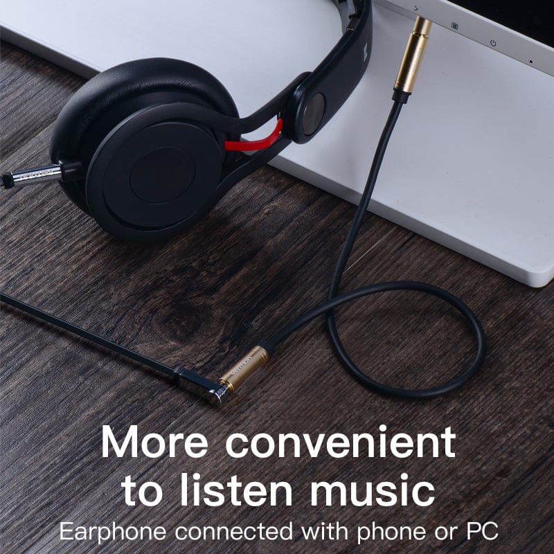 VENTION Jack 3.5mm Female to Female Stereo Audio Cable Gold Plated Aux Extension Cable for Headphone Laptop Phone PS3 Aux Cable