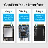 VENTION M.2 NVMe SSD Enclosure (USB 3.1 Gen 2-C) Gray Aluminum Alloy Type