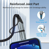 VENTION USB 2.0 A Male to 2-in-1 Micro-B&Lightning Male Cable Aluminum Alloy Type