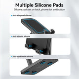 VENTION Height Adjustable Desktop Cell Phone Stand White Aluminum Alloy Type