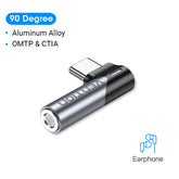 VENTION USB-C Male to 3.5mm Female Audio Adapter Aluminum Alloy Type