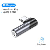 VENTION USB-C Male to 3.5mm Female Audio Adapter Aluminum Alloy Type