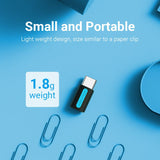 VENTION USB-C Male to Micro USB 2.0 B Female Adapter Black PVC Type