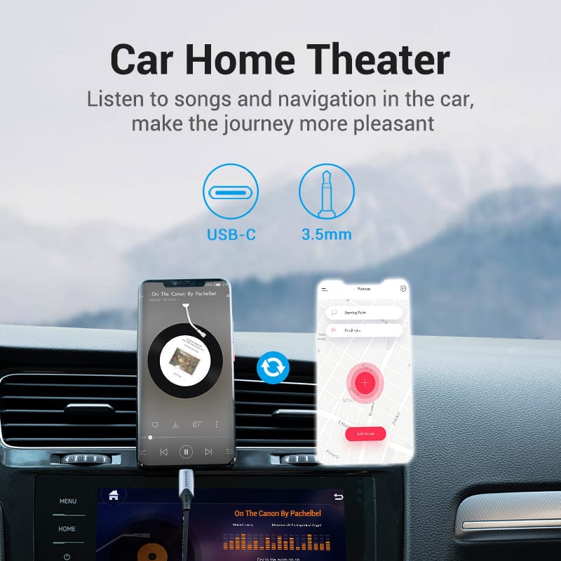 VENTION USB-C Male to 3.5mm Male Audio Adapter