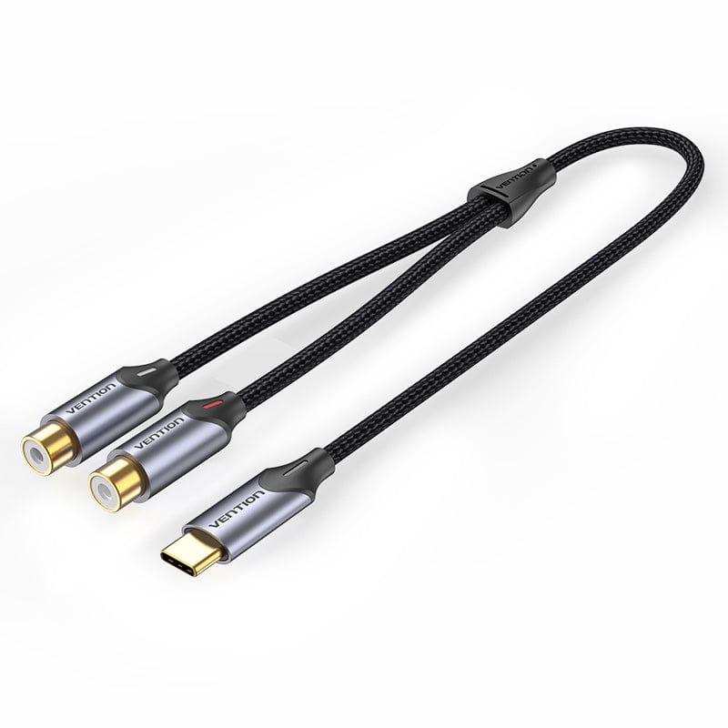 VENTION USB-C Male to 2RCA Female Audio Cable
