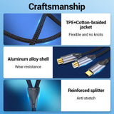 VENTION USB-C Male to 2RCA Female Audio Cable