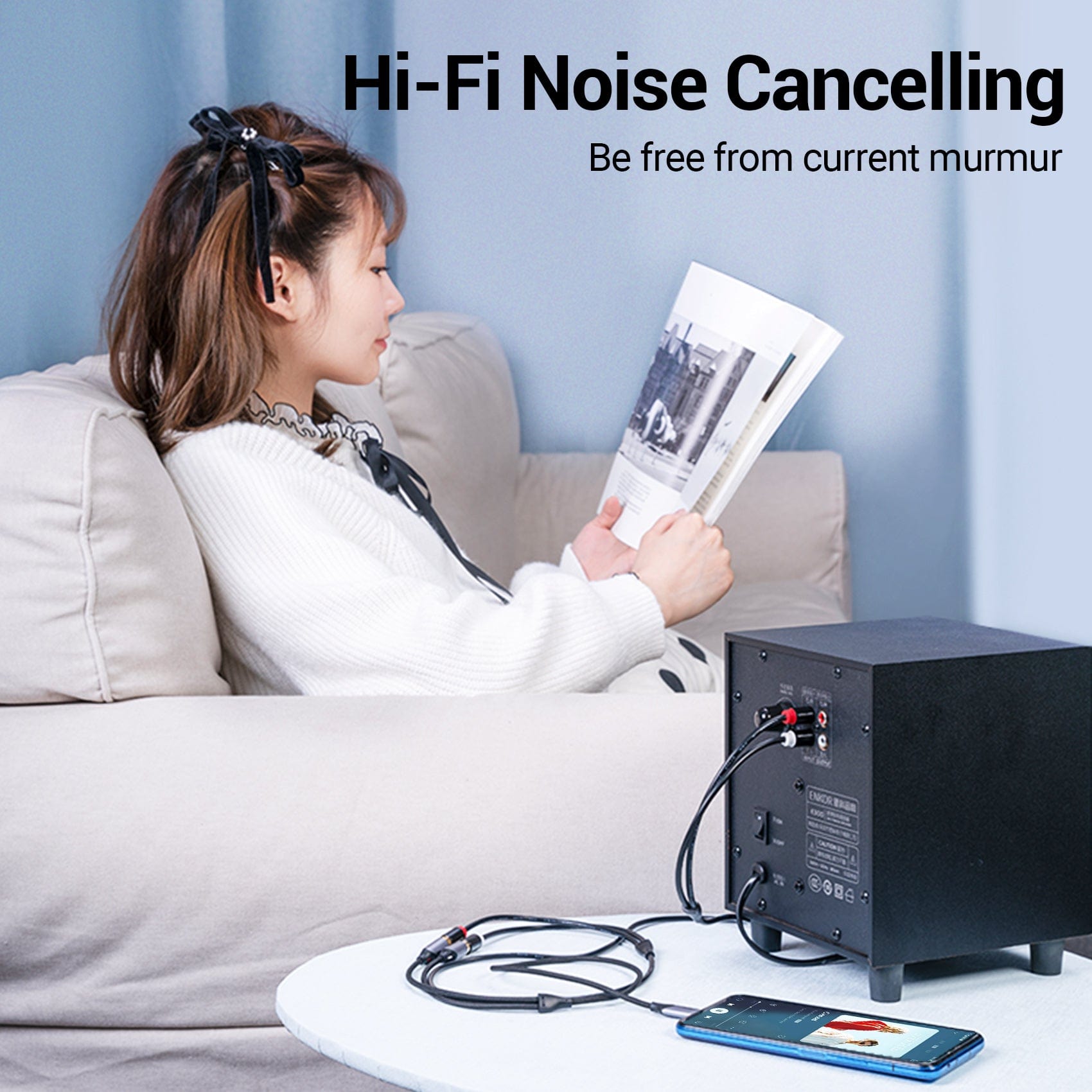 VENTION USB-C Male to 2RCA Female Audio Cable