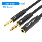 VENTION 2 in 1 3.5mm Audio Cable