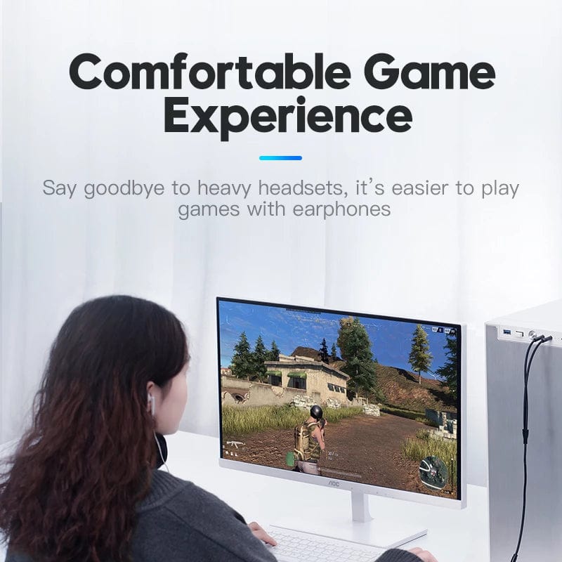 VENTION 2 in 1 3.5mm Audio Cable