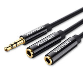 VENTION 3.5mm Male to 2*3.5mm Female Stereo Splitter Cable