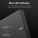 VENTION 2.5 Inch SATA Hard Drive Enclosure (USB 3.1 Gen 2-C) Black