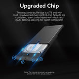 VENTION 2.5 Inch SATA Hard Drive Enclosure (USB 3.1 Gen 2-C) Black