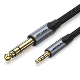 VENTION 3.5mm to 6.5mm audio cable with durable braided design for high-quality sound transfer