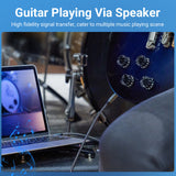 Vention 3.5mm to 6.5mm audio cable connecting guitar to speaker for clear sound transfer