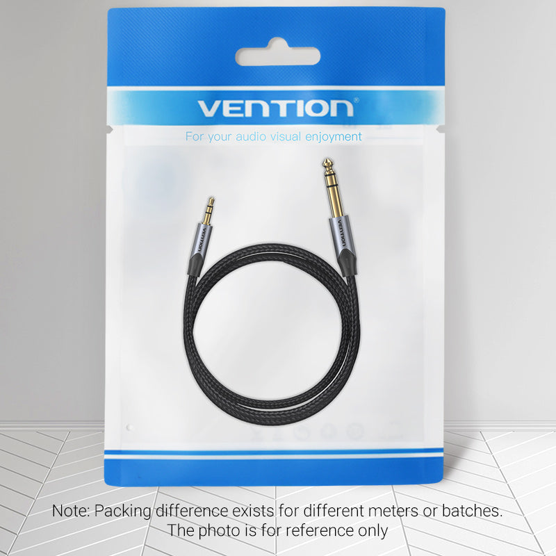 VENTION 3.5mm to 6.5mm audio cable with durable design for connecting devices